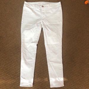 American Eagle Outfitters white jeggings